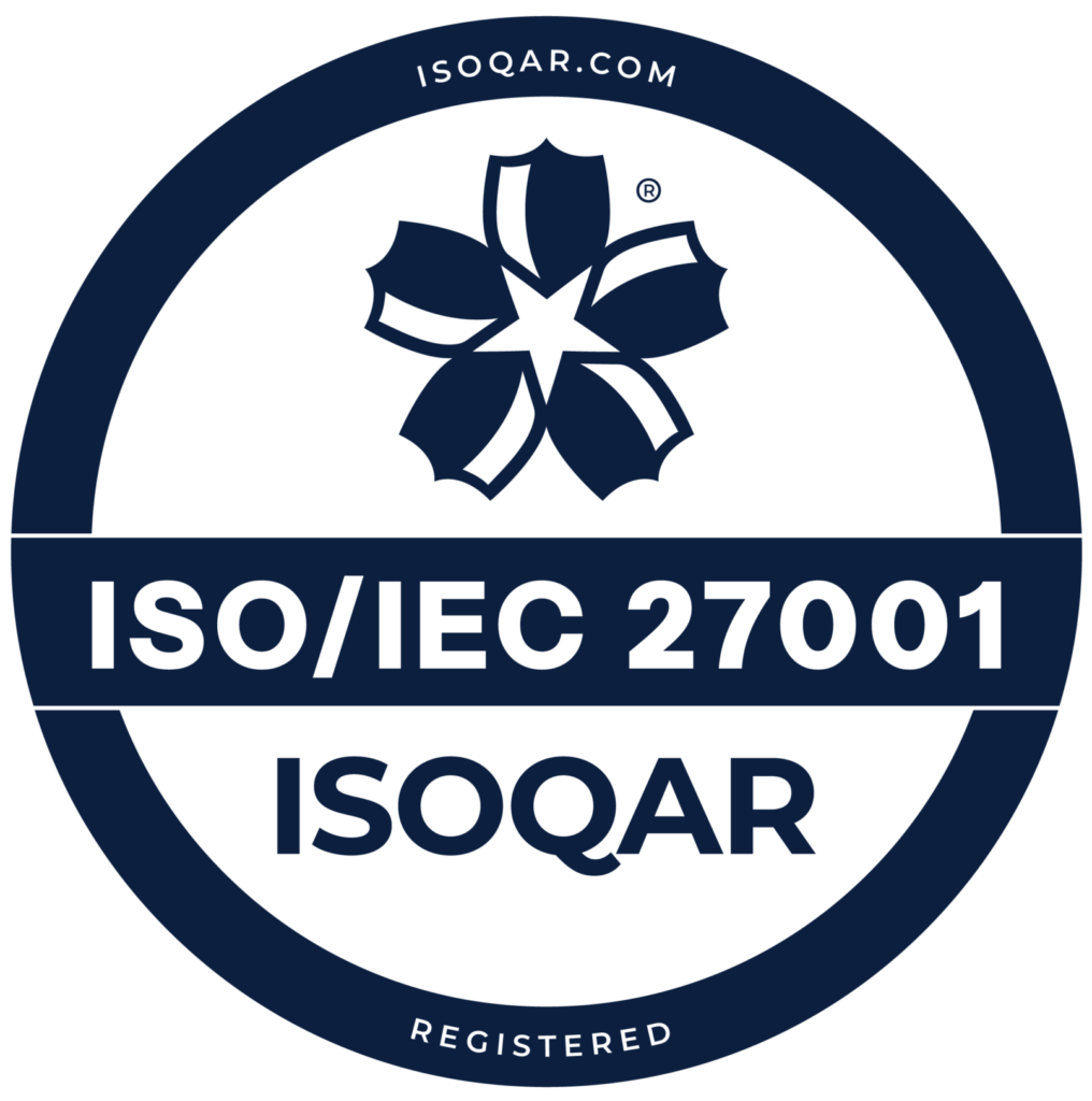 ISO/IEC 27001 certified