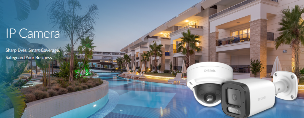 D-Link outdoor dome and bullet IP cameras